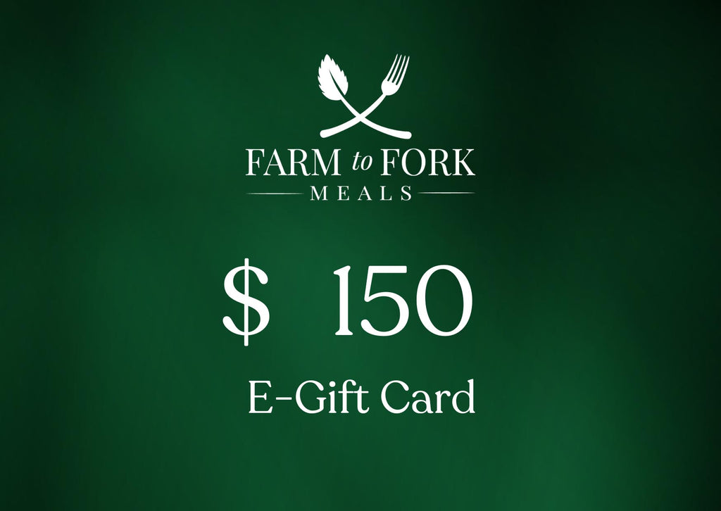 Farm to Fork Meals Gift Cards New