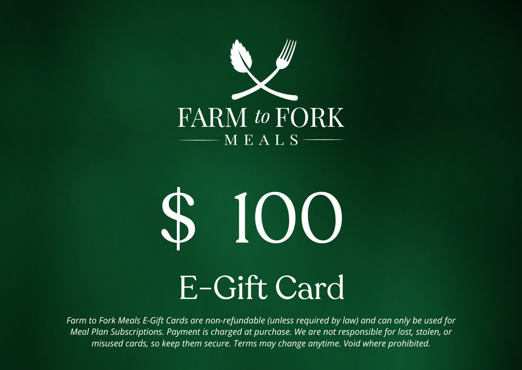 Farm to Fork Meals Gift Card