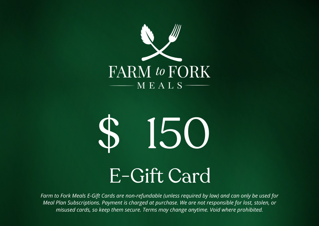 Farm to Fork Meals Gift Card