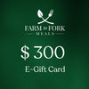 Farm to Fork Meals Gift Cards New